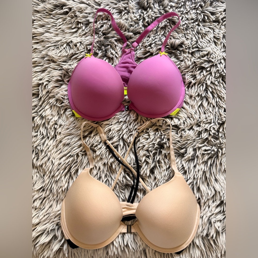 Maidenform Pink and Tan Bra Bundle
